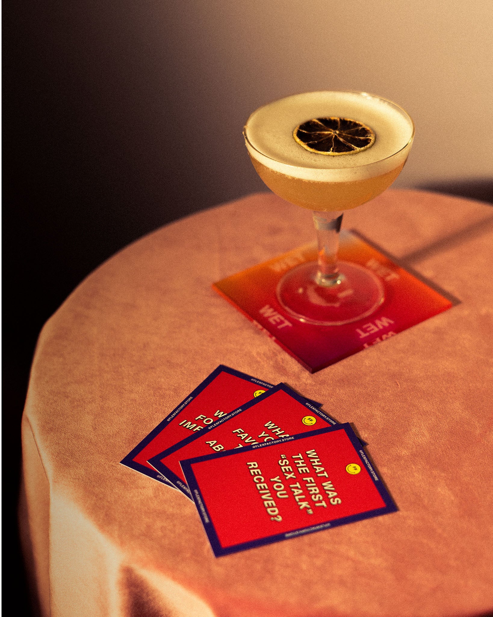 Wet Smiley Coaster